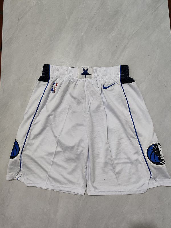 2025 Men NBA Dallas Mavericks Shorts Nike White style 1->dallas mavericks->NBA Jersey